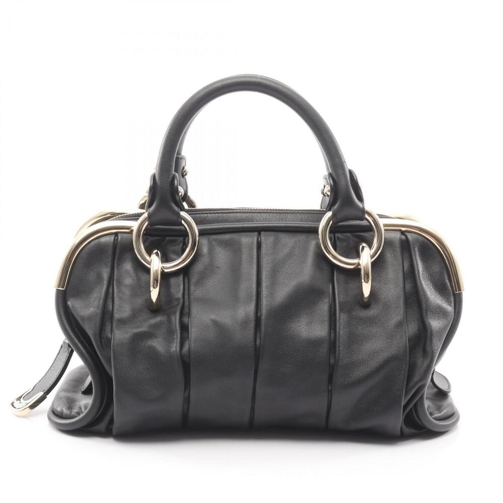 Bally LIOBA Handbag, Leather, Women's, Black